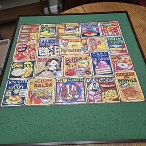White Mountain 1000 Piece Puzzle Classic Food Combos